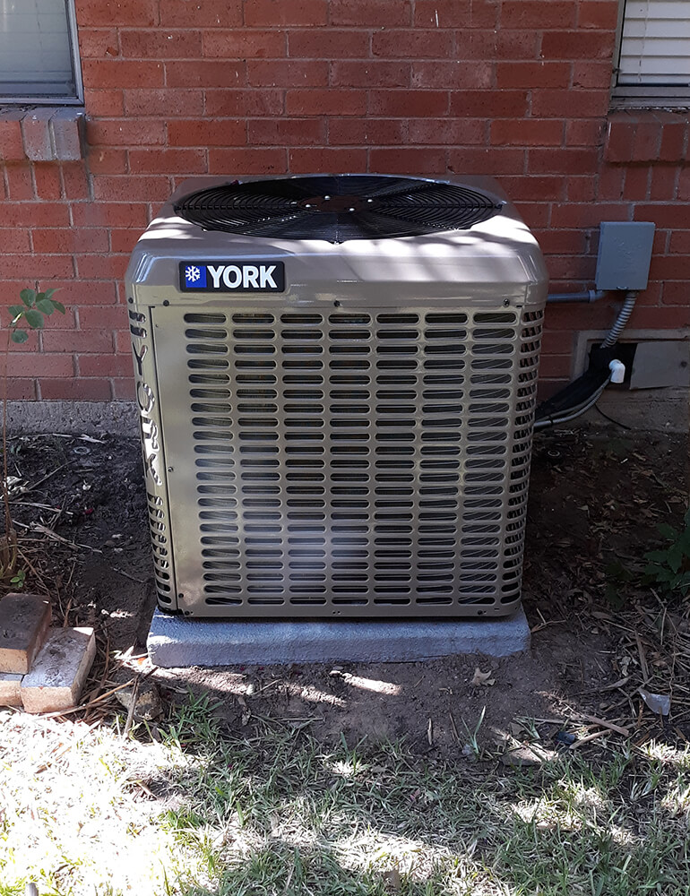 Photo of an exterior AC unit